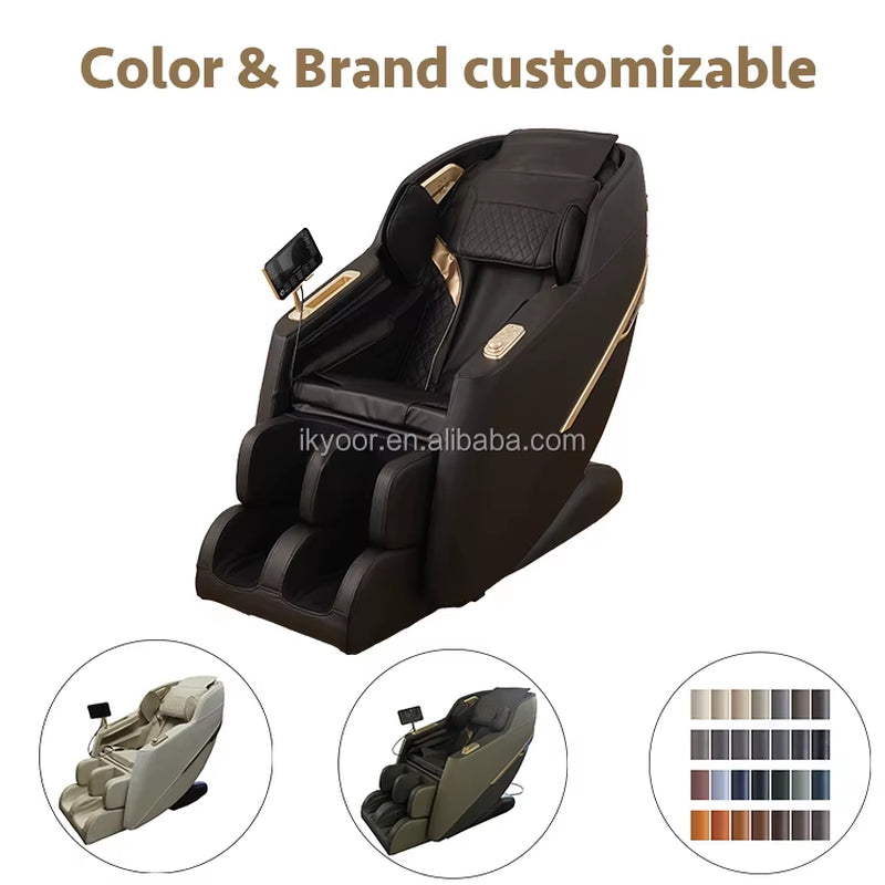 Modern Massage Chair Recliner Chair with Massage Massage Chair 4D SL Zero Gravity Thai Stretch 2025